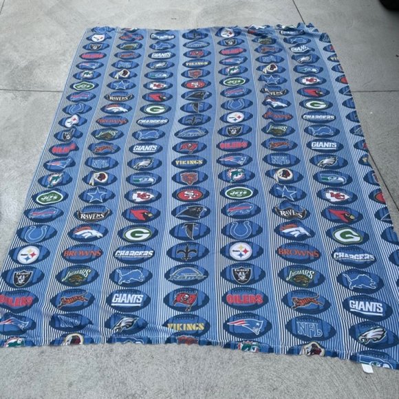 The Bibb Company Vintage NFL Logo Flat Twin Sheet - Picture 1 of 5